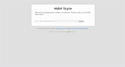 Desktop Screenshot of mahstyle.com