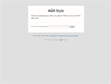 Tablet Screenshot of mahstyle.com